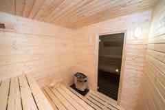 Finská sauna přímo v penzionu